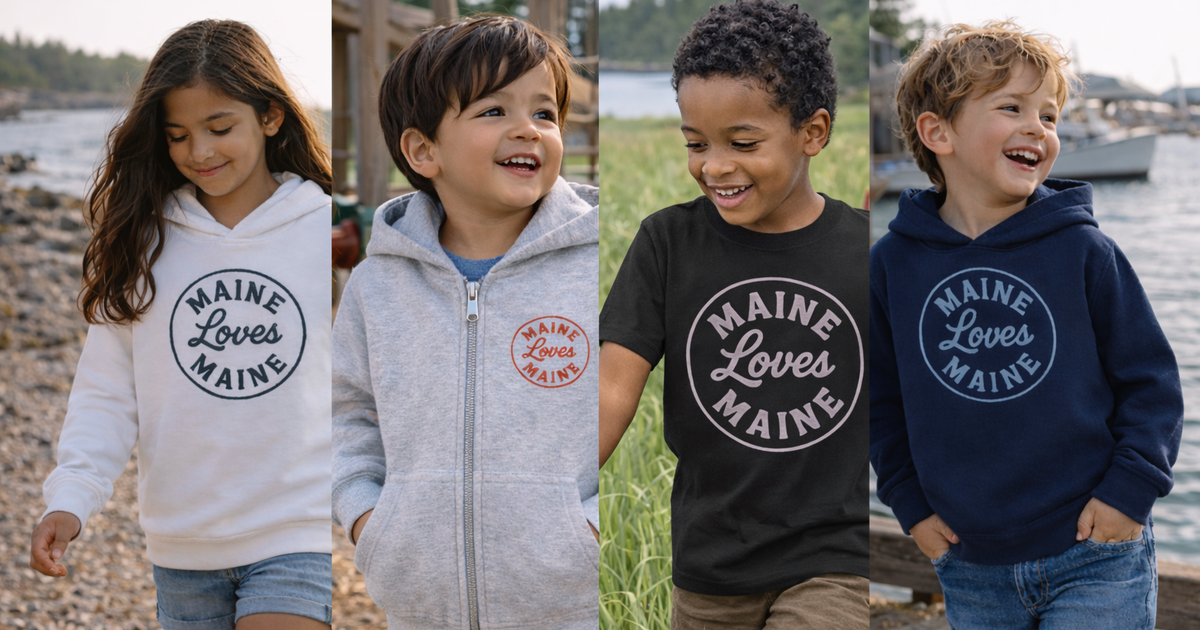 Mini-Mainers Kids Collection – Maine Loves Maine
