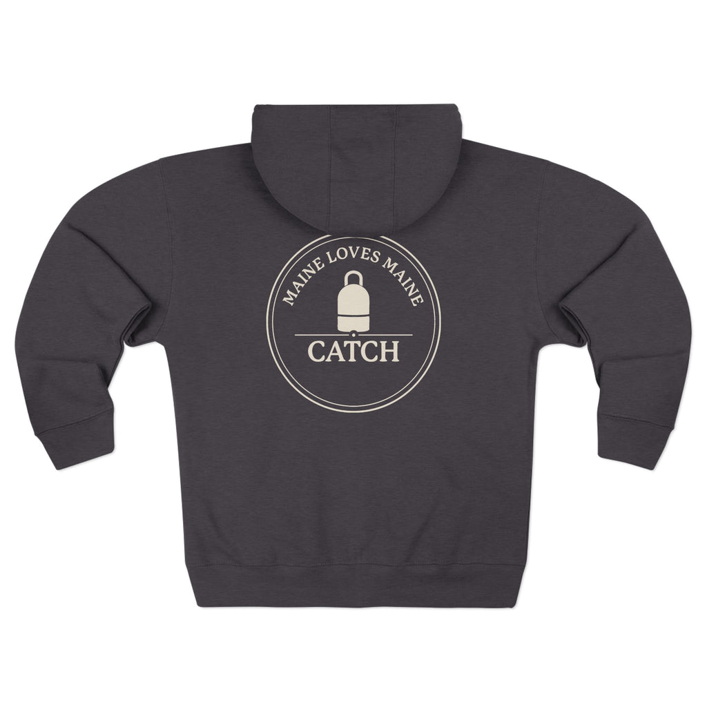 Maine Loves Maine Catch Zip Hoodie
