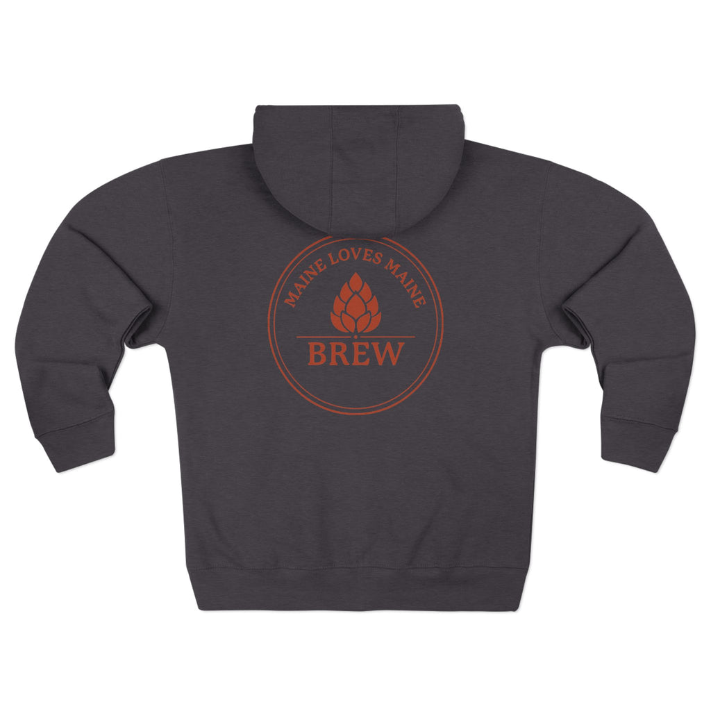 Maine Loves Maine Brew Zip Hoodie