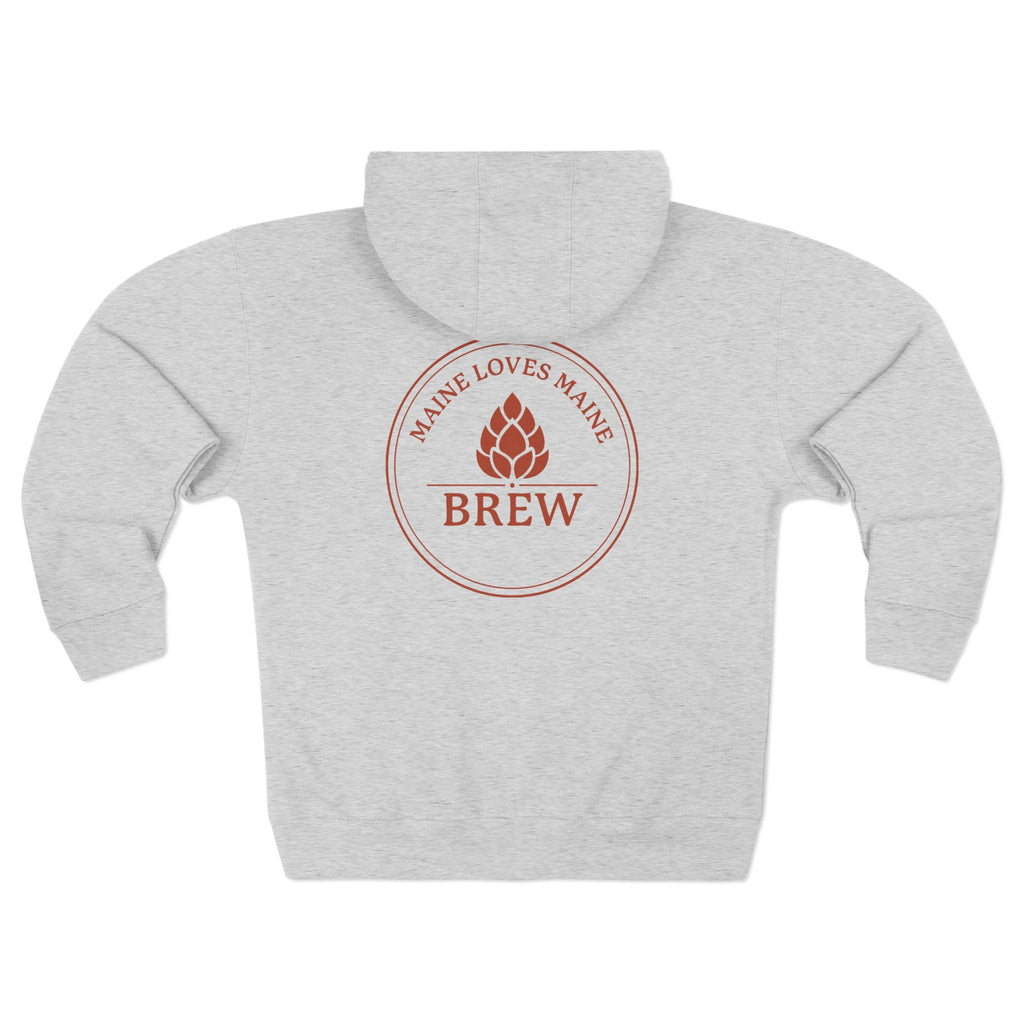Maine Loves Maine Brew Zip Hoodie