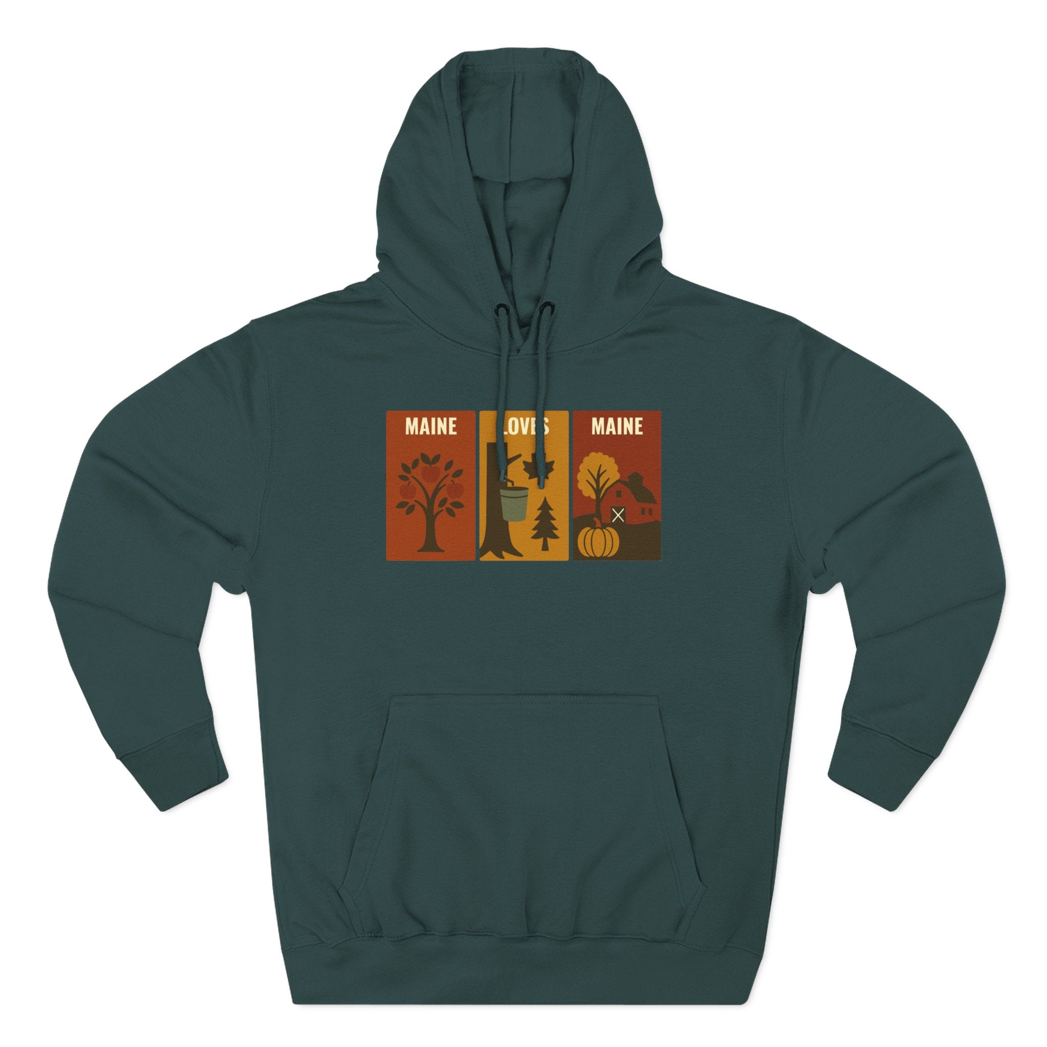 Windowpanes of Autumn Hoodie