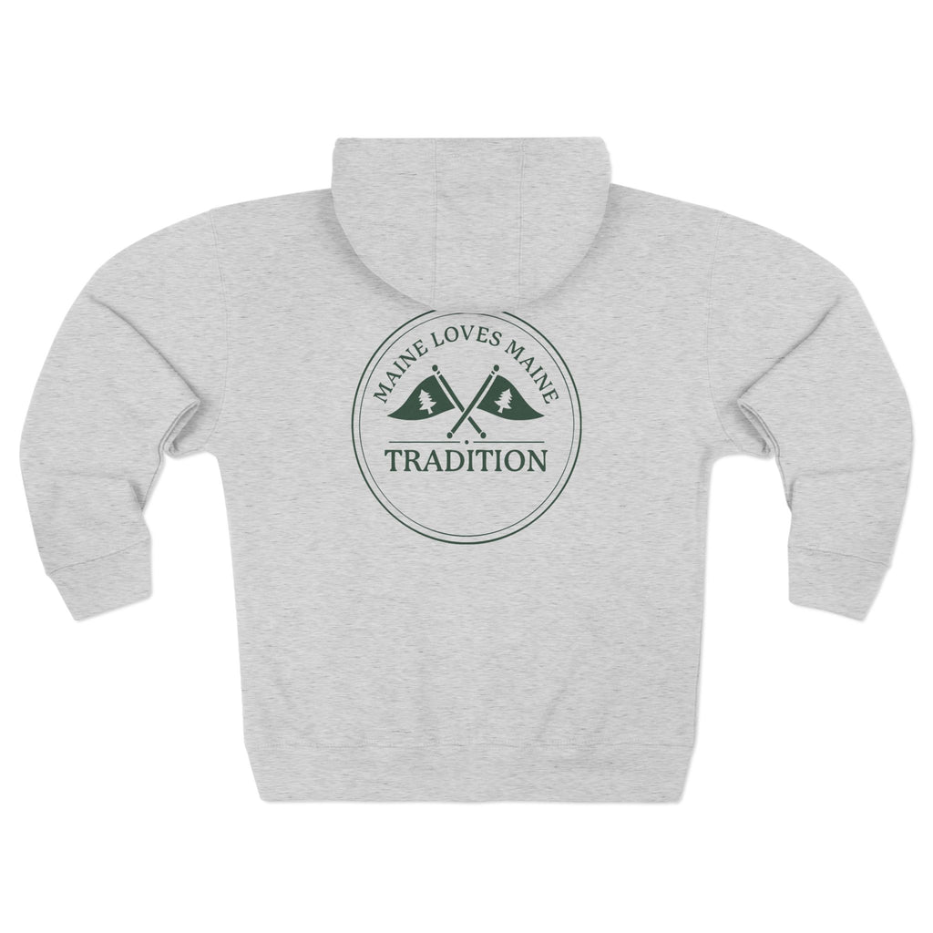 Maine Loves Maine Tradition Zip Hoodie