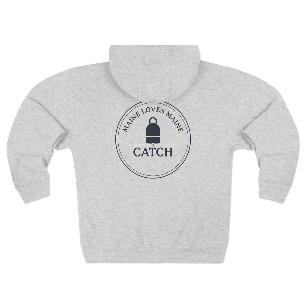 Maine Loves Maine Catch Zip Hoodie