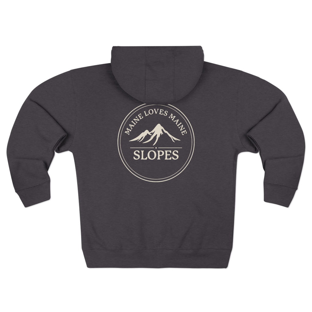 Maine Loves Maine Slopes Zip Hoodie