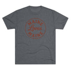 The Beacon Tee in Heather Grey / Red Logo