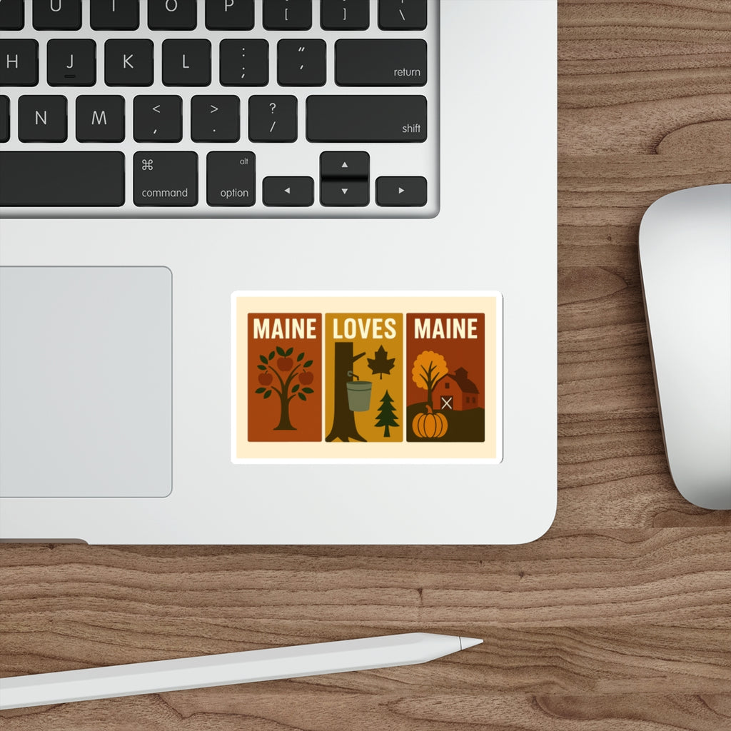 Windowpanes of Autumn Sticker