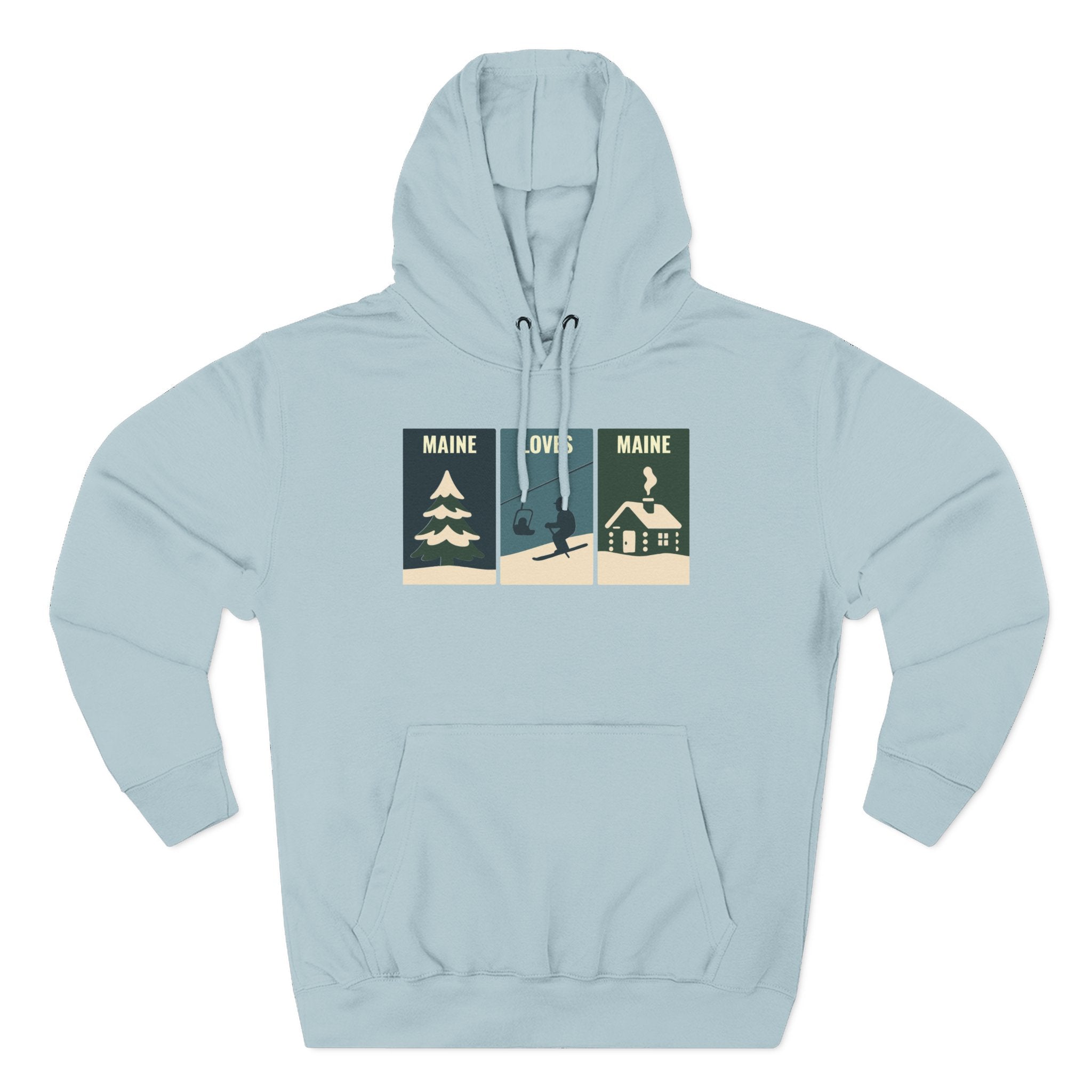 Windowpanes of Winter Hoodie