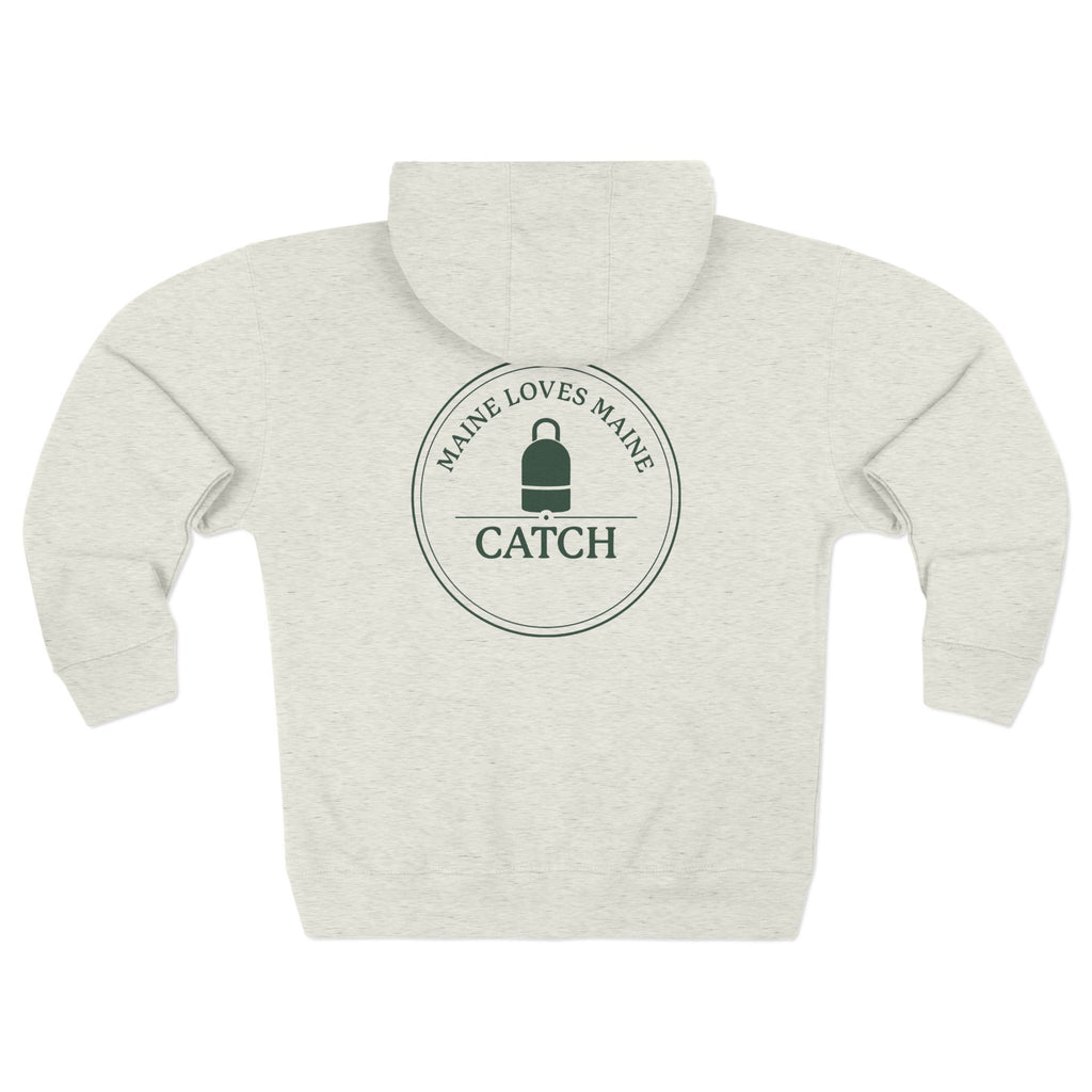Maine Loves Maine Catch Zip Hoodie