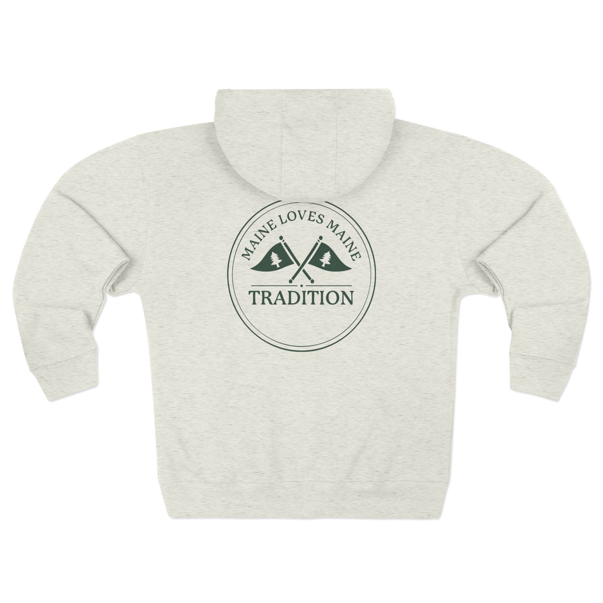 Maine Loves Maine Tradition Zip Hoodie