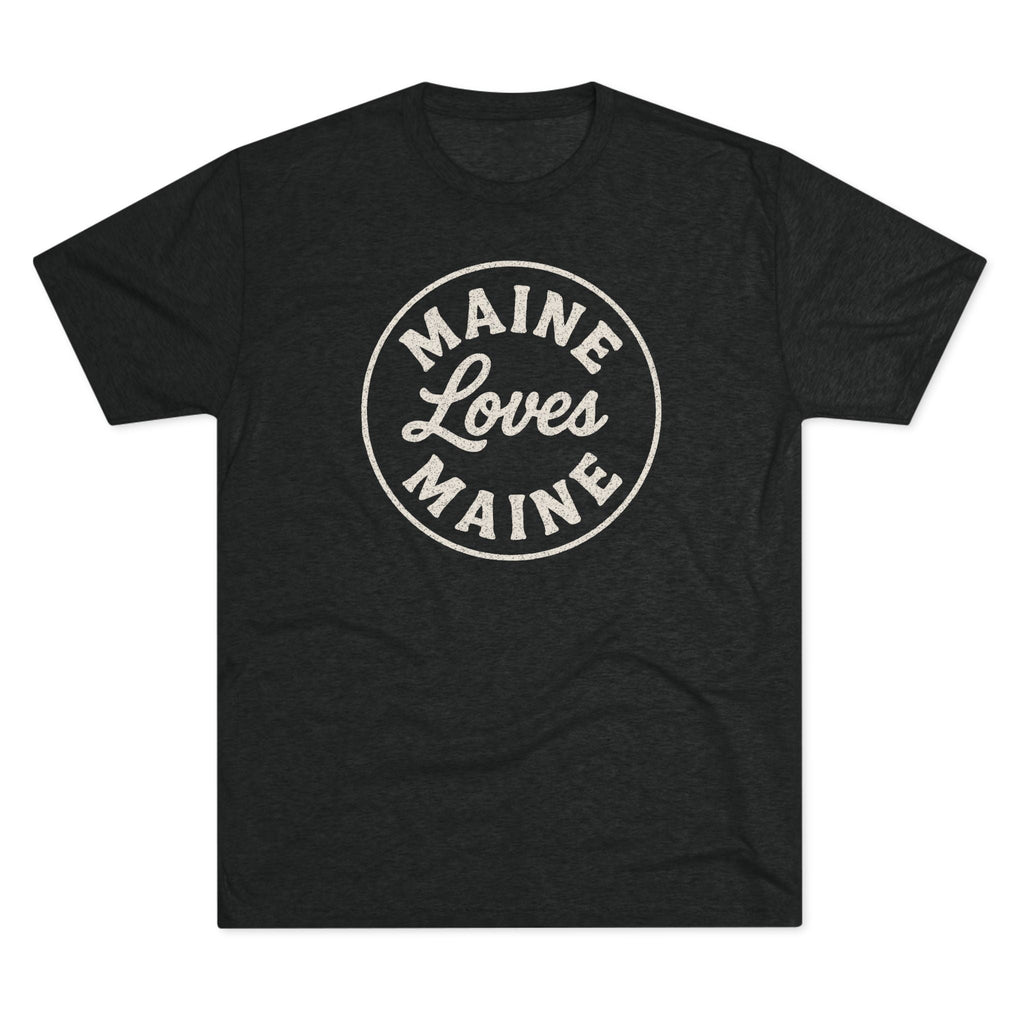 The Beacon Tee in Vintage Black / White Logo