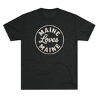 The Beacon Tee in Vintage Black / White Logo