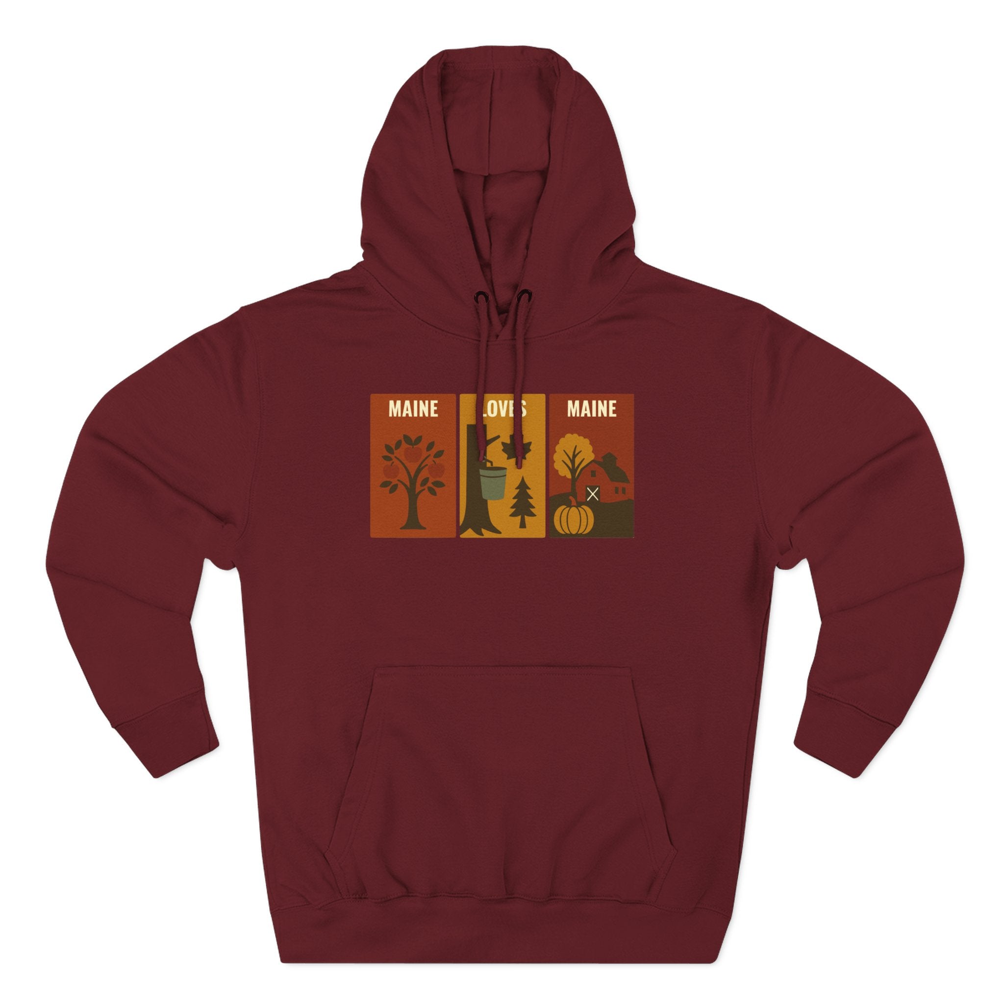 Windowpanes of Autumn Hoodie