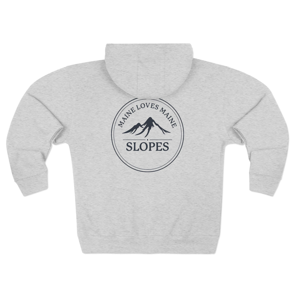 Maine Loves Maine Slopes Zip Hoodie