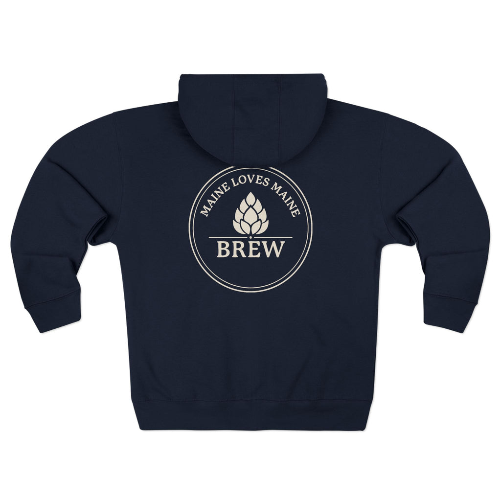 Maine Loves Maine Brew Zip Hoodie