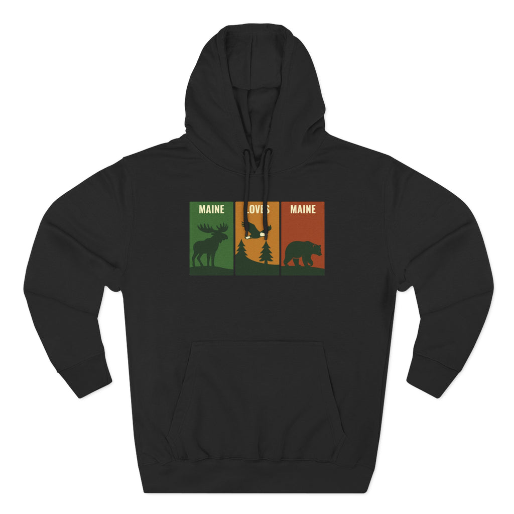 Windowpanes of Wildlife Hoodie