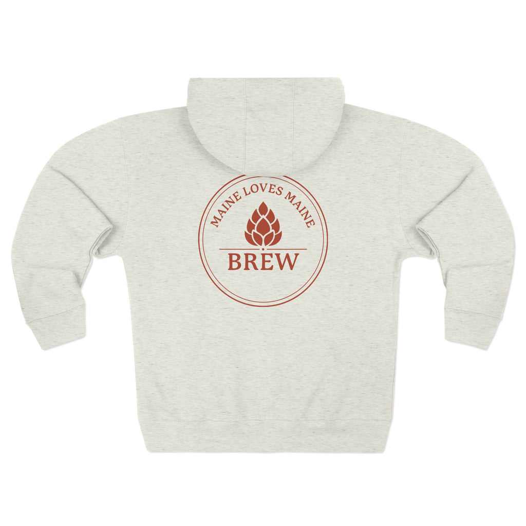 Maine Loves Maine Brew Zip Hoodie