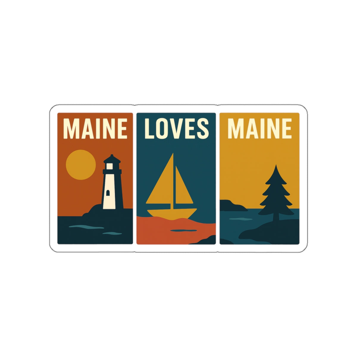 Windowpanes on the Water Sticker