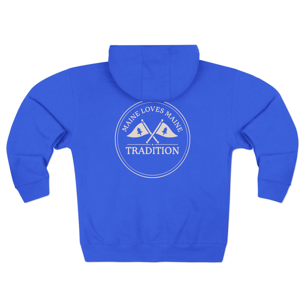 Maine Loves Maine Tradition Zip Hoodie