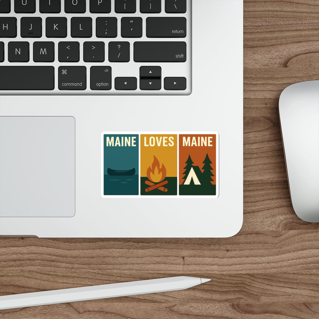 Windowpanes of Camp Sticker