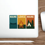 Windowpanes of Camp Sticker