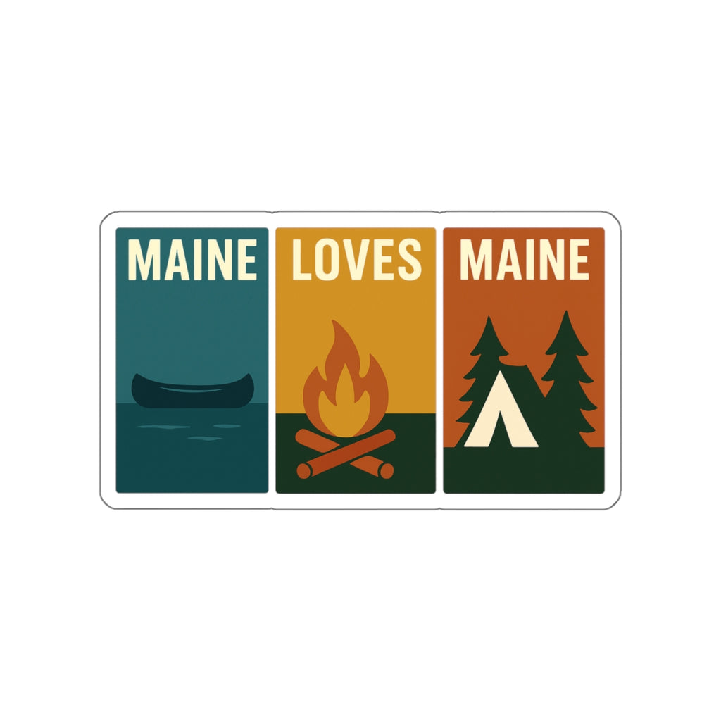 Windowpanes of Camp Sticker