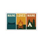 Windowpanes of Camp Sticker