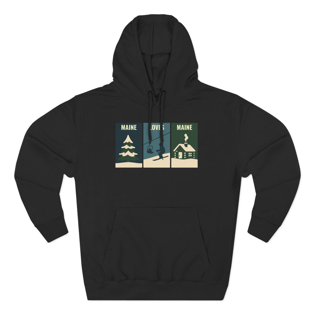 Windowpanes of Winter Hoodie