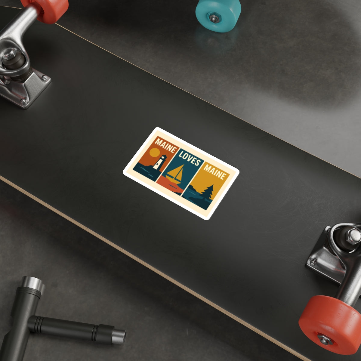 Windowpanes on the Water Sticker