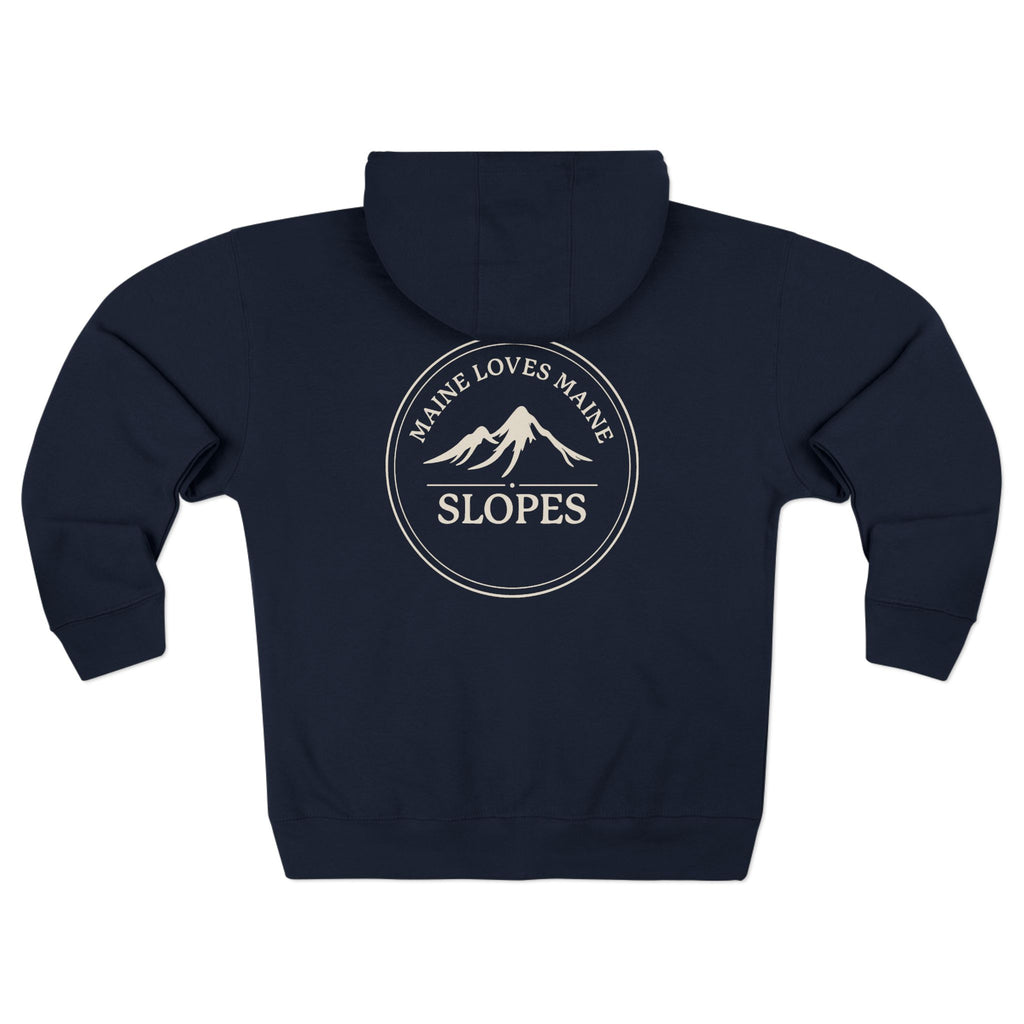 Maine Loves Maine Slopes Zip Hoodie