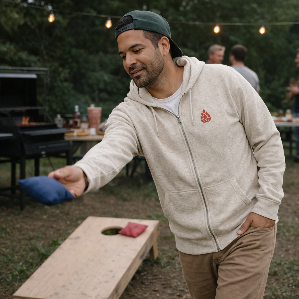 Maine Loves Maine Brew Zip Hoodie