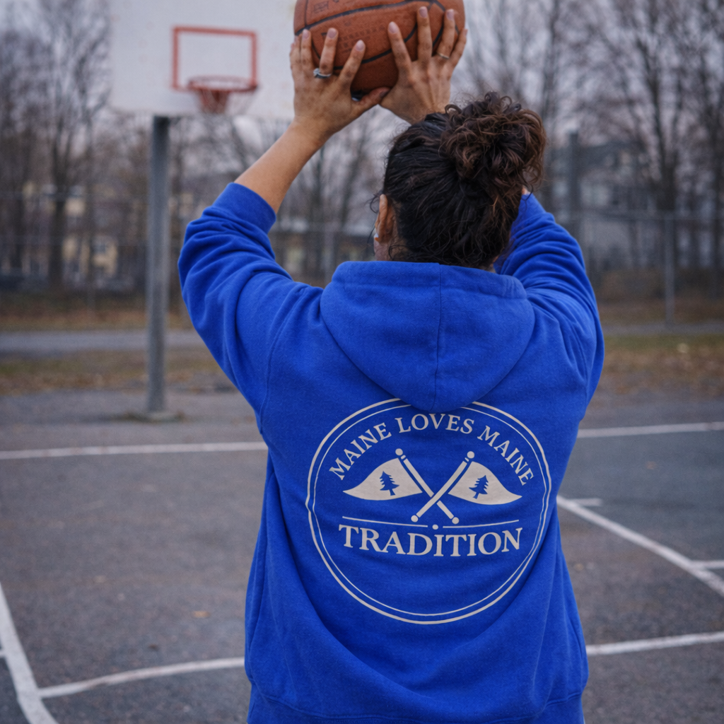Maine Loves Maine Tradition Zip Hoodie