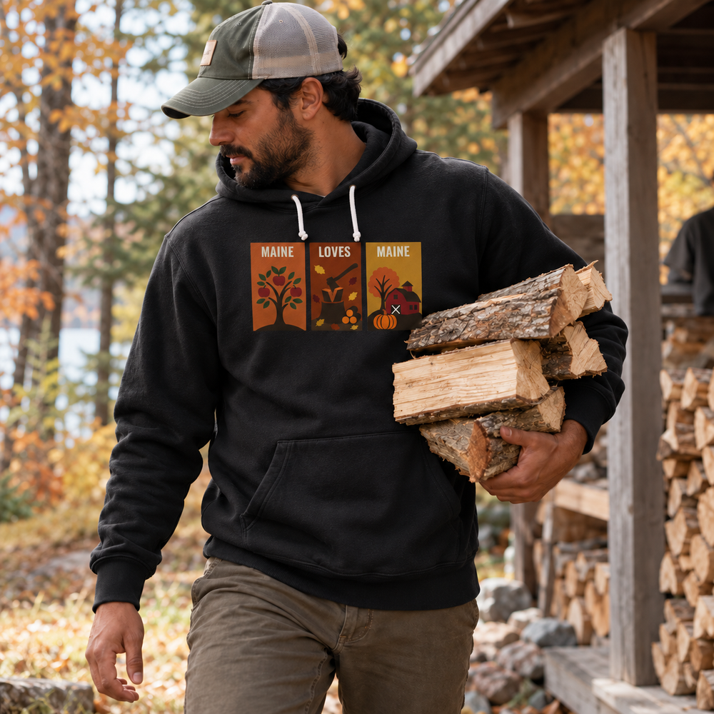 Windowpanes of Autumn Hoodie