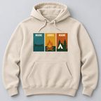 Windowpanes of Camp Hoodie in Sandshell product flat lay
