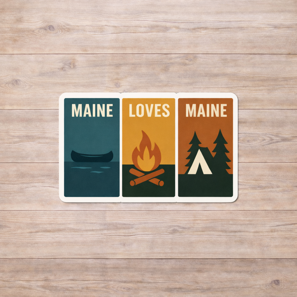 Windowpanes of Camp Sticker