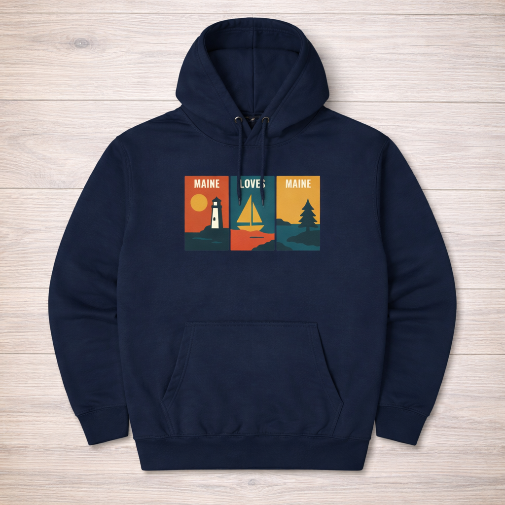 Windowpanes on the Water Hoodie