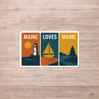 Windowpanes on the Water Sticker