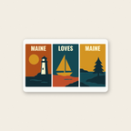 Windowpanes on the Water sticker flat lay