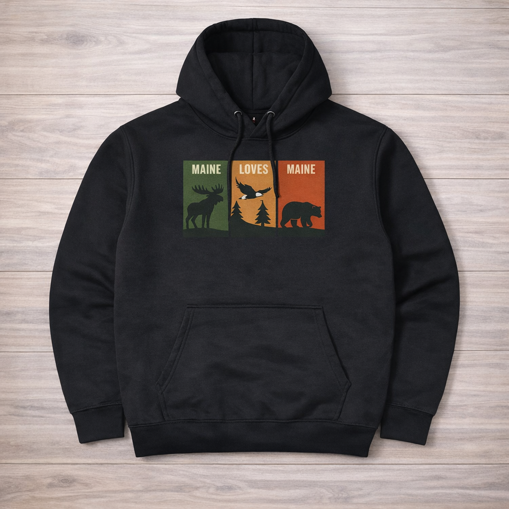 Windowpanes of Wildlife Hoodie