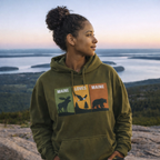 Windowpanes of Wildlife Hoodie