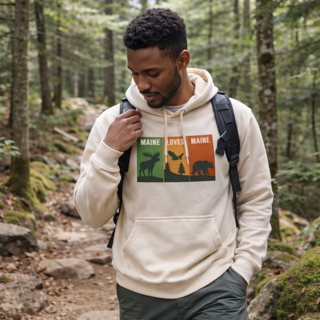 Windowpanes of Wildlife Hoodie