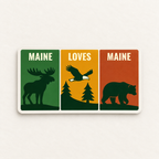 Windowpanes of Wildlife sticker flat lay