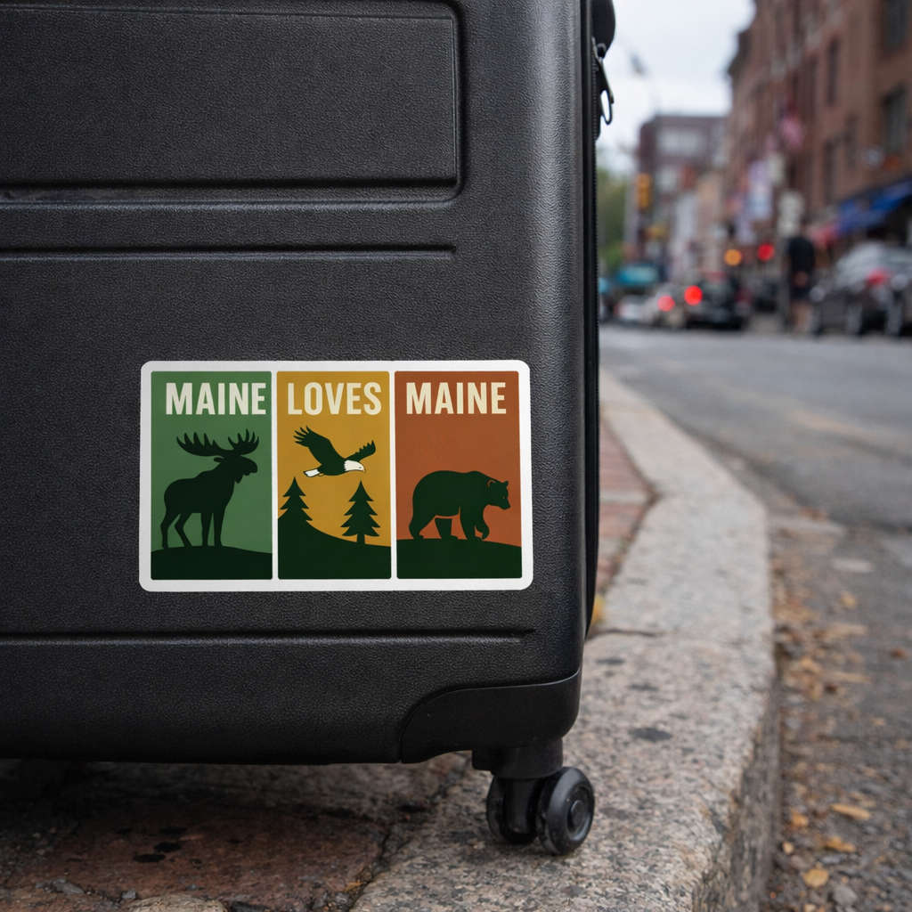 Windowpanes of Wildlife Sticker