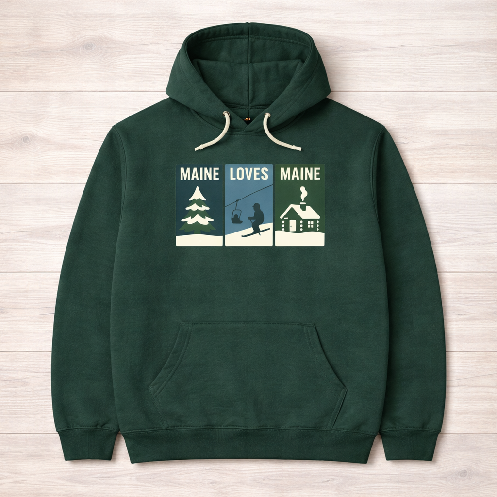 Windowpanes of Winter Hoodie