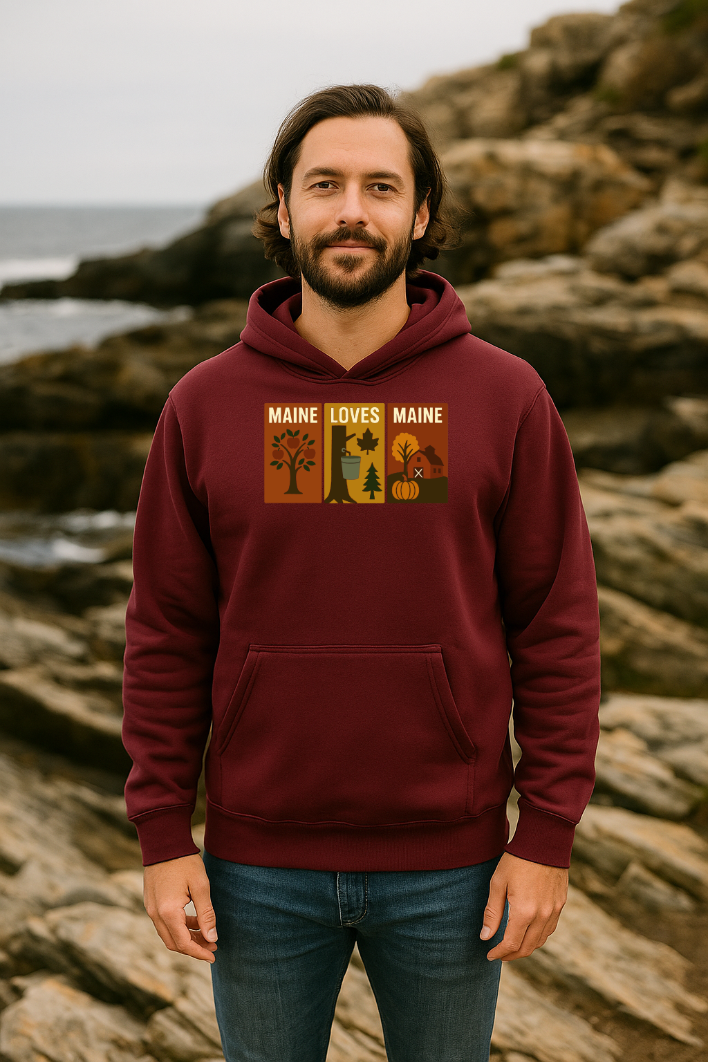 Windowpanes of Autumn Hoodie