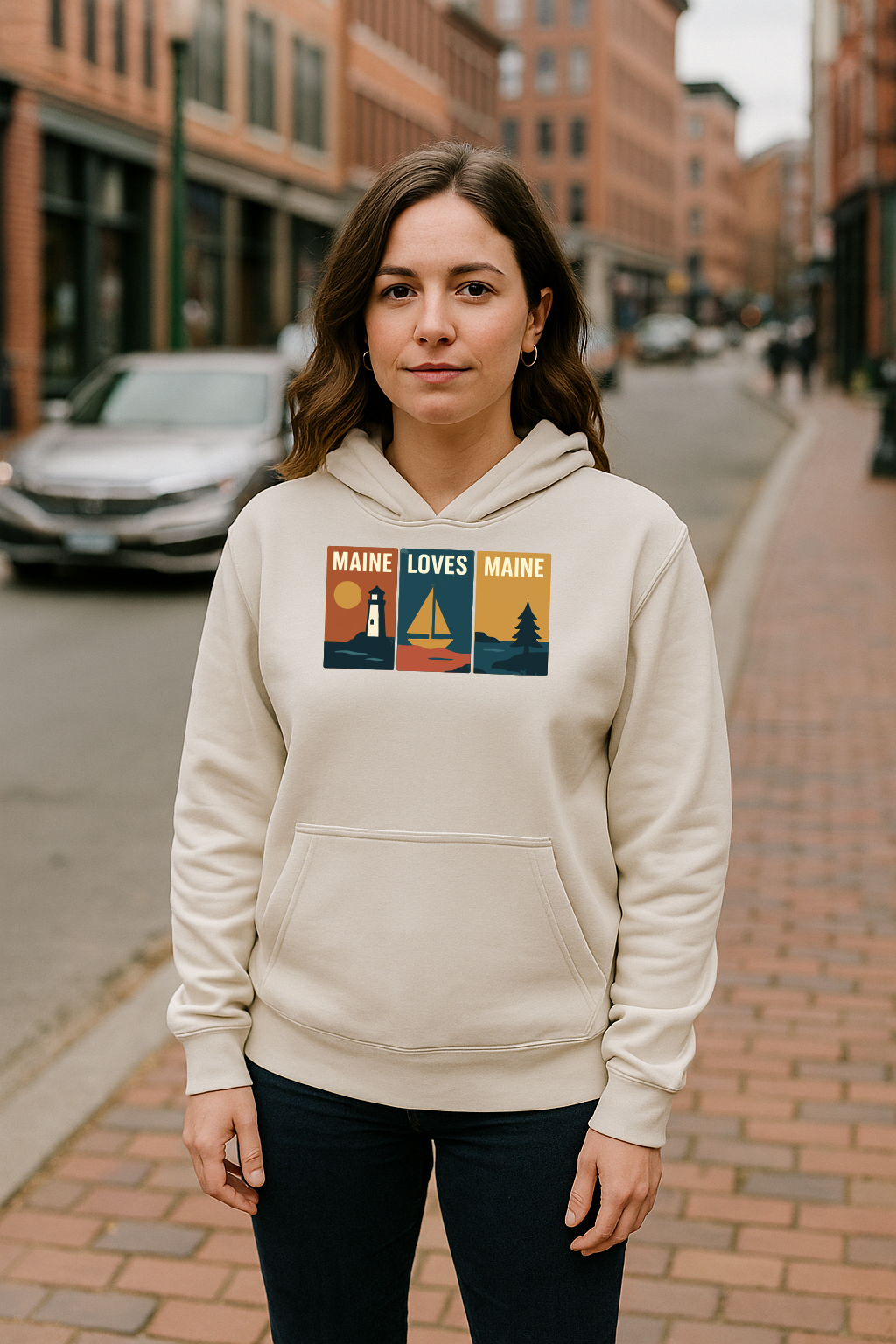 Windowpanes on the Water Hoodie