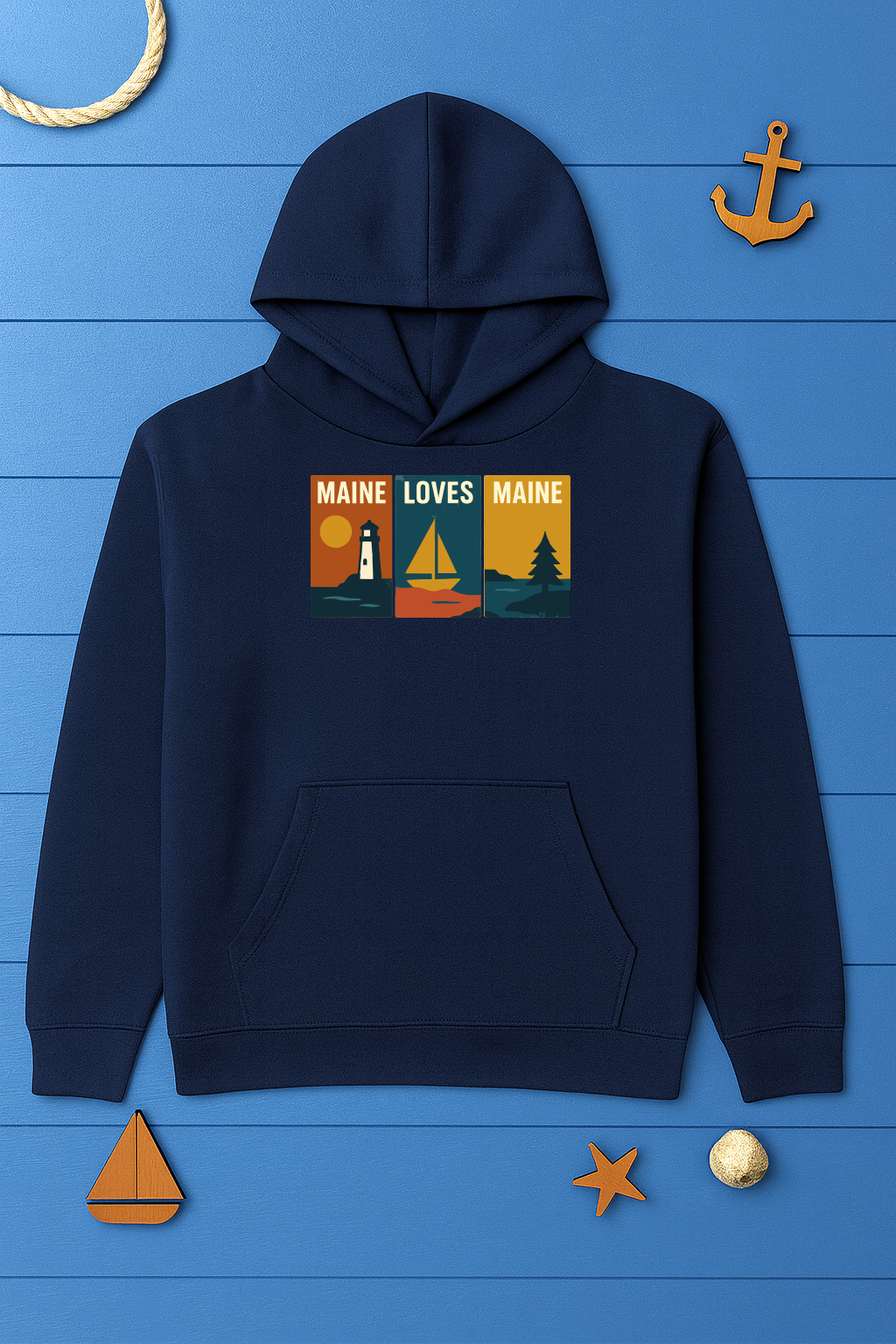 Windowpanes on the Water Hoodie