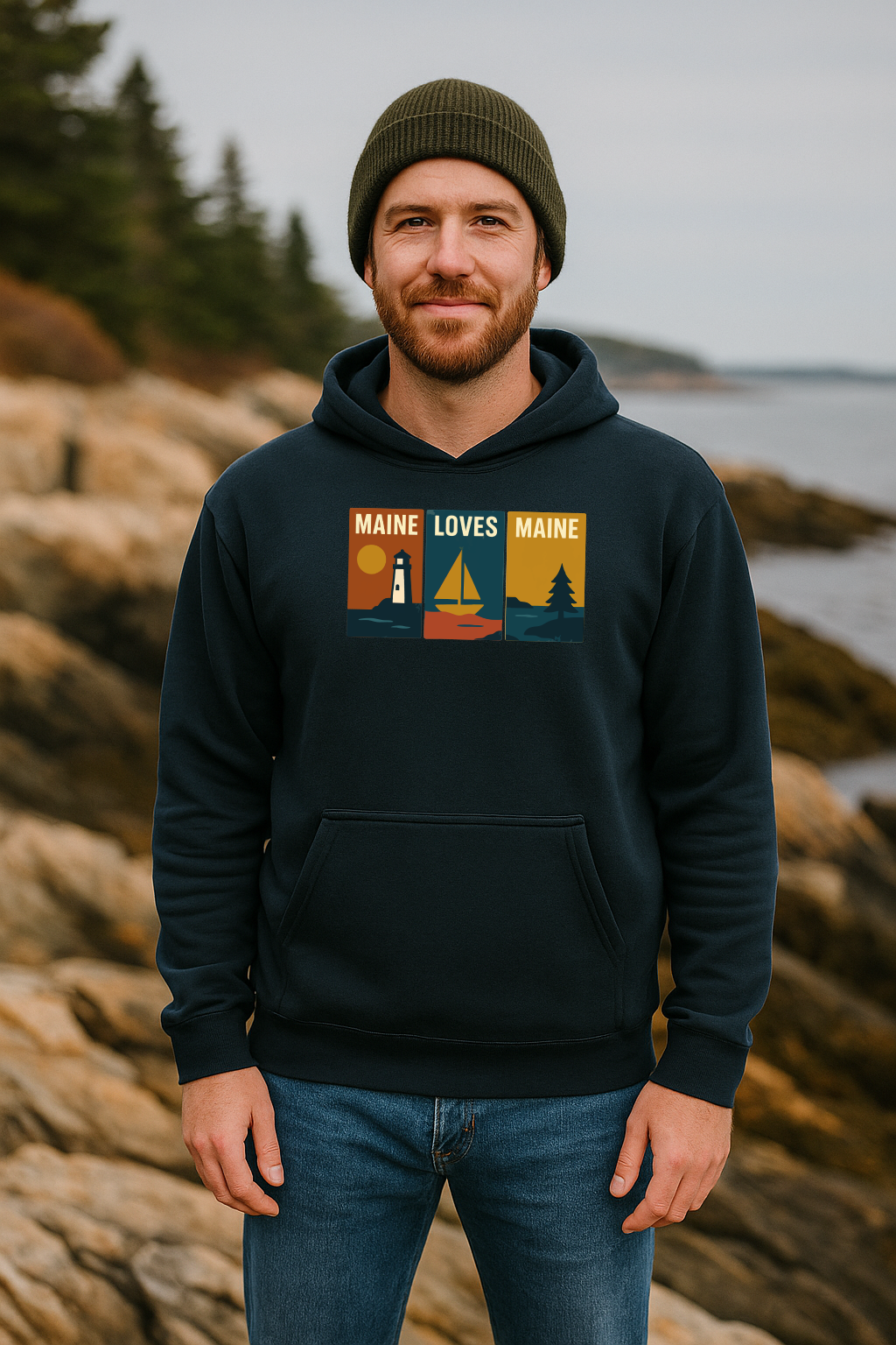 Windowpanes on the Water Hoodie